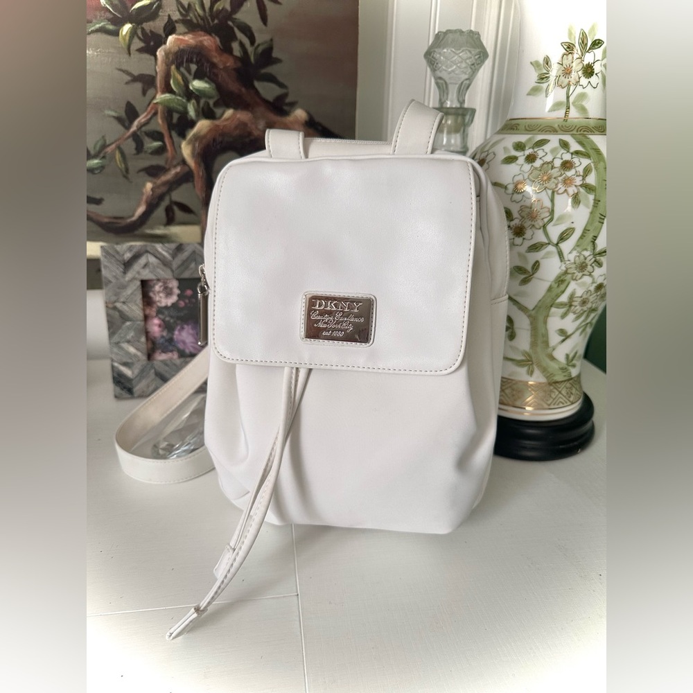DKNY Cream Backpack for Women